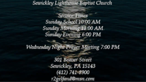 Pastor Gelfand - Wednesday Evening - 9/13/2023